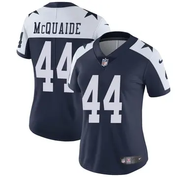 Nike Jake McQuaide Women's Limited Dallas Cowboys Navy Alternate Vapor Untouchable Jersey