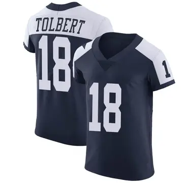 Nike Jalen Tolbert Men's Elite Dallas Cowboys Navy Alternate Vapor Untouchable Jersey