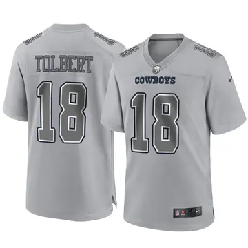 Nike Jalen Tolbert Men's Game Dallas Cowboys Gray Atmosphere Fashion Jersey