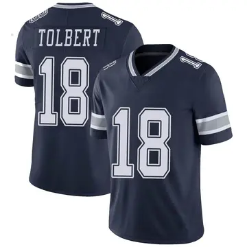 Nike Jalen Tolbert Men's Limited Dallas Cowboys Navy Team Color Vapor Untouchable Jersey