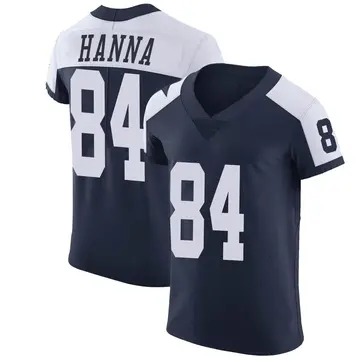 Nike James Hanna Men's Elite Dallas Cowboys Navy Alternate Vapor Untouchable Jersey