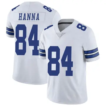 Nike James Hanna Men's Limited Dallas Cowboys White Vapor Untouchable Jersey