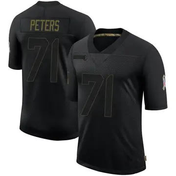 Nike Jason Peters Men's Limited Dallas Cowboys Black 2020 Salute To Service Jersey