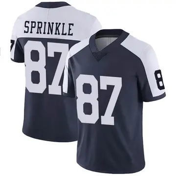 Nike Jeremy Sprinkle Men's Limited Dallas Cowboys Navy Alternate Vapor Untouchable Jersey