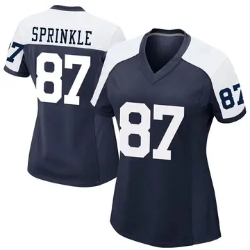 Nike Jeremy Sprinkle Women's Game Dallas Cowboys Navy Alternate Jersey