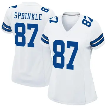 Nike Jeremy Sprinkle Women's Game Dallas Cowboys White Jersey