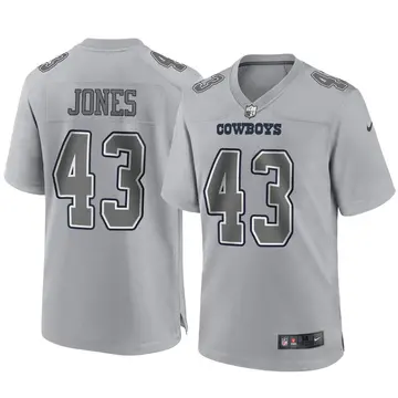 Nike Joe Jones Men's Game Dallas Cowboys Gray Atmosphere Fashion Jersey