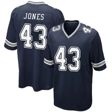 Nike Joe Jones Men's Game Dallas Cowboys Navy Team Color Jersey