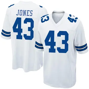 Nike Joe Jones Men's Game Dallas Cowboys White Jersey