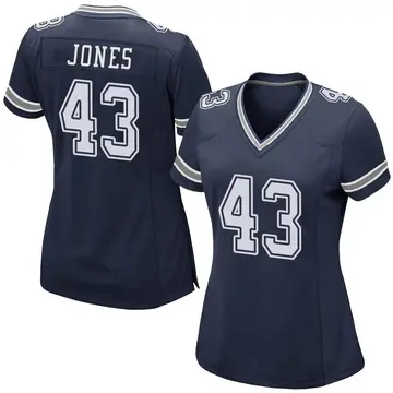 Nike Joe Jones Women's Game Dallas Cowboys Navy Team Color Jersey