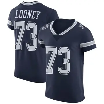 Nike Joe Looney Men's Elite Dallas Cowboys Navy Team Color Vapor Untouchable Jersey