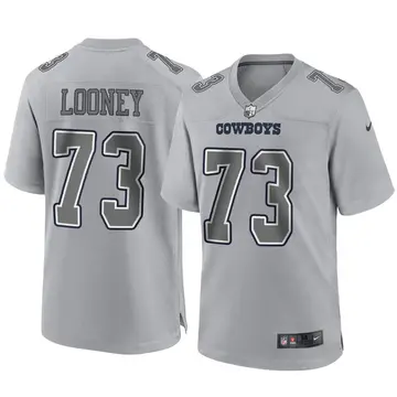 Nike Joe Looney Men's Game Dallas Cowboys Gray Atmosphere Fashion Jersey