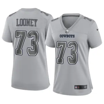 Nike Joe Looney Women's Game Dallas Cowboys Gray Atmosphere Fashion Jersey