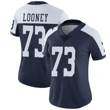 Nike Joe Looney Women's Limited Dallas Cowboys Navy Alternate Vapor Untouchable Jersey