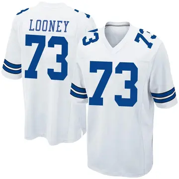 Nike Joe Looney Youth Game Dallas Cowboys White Jersey