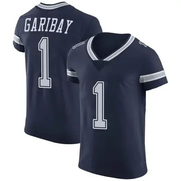 Nike Jonathan Garibay Men's Elite Dallas Cowboys Navy Team Color Vapor Untouchable Jersey