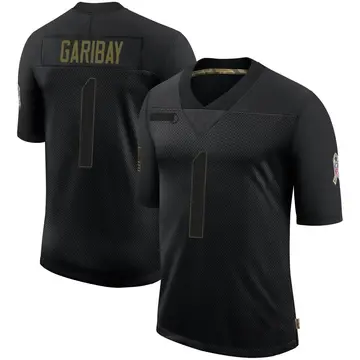 Nike Jonathan Garibay Men's Limited Dallas Cowboys Black 2020 Salute To Service Jersey