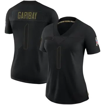 Nike Jonathan Garibay Women's Limited Dallas Cowboys Black 2020 Salute To Service Jersey