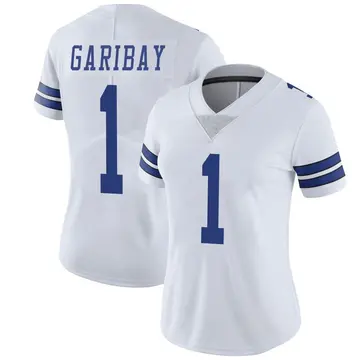 Nike Jonathan Garibay Women's Limited Dallas Cowboys White Vapor Untouchable Jersey