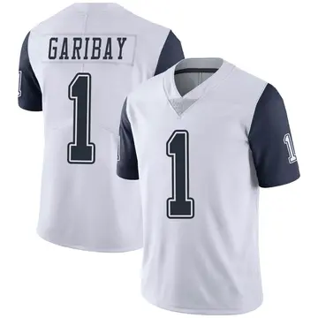 Nike Jonathan Garibay Youth Limited Dallas Cowboys White Color Rush Vapor Untouchable Jersey