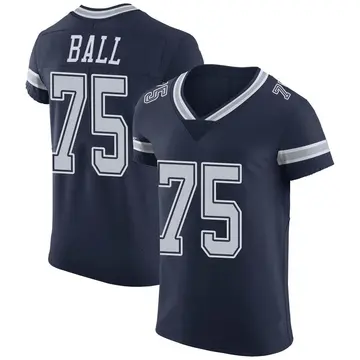 Nike Josh Ball Men's Elite Dallas Cowboys Navy Team Color Vapor Untouchable Jersey