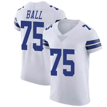 Nike Josh Ball Men's Elite Dallas Cowboys White Vapor Untouchable Jersey