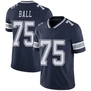 Nike Josh Ball Men's Limited Dallas Cowboys Navy Team Color Vapor Untouchable Jersey