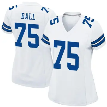 Nike Josh Ball Women's Game Dallas Cowboys White Jersey