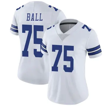 Nike Josh Ball Women's Limited Dallas Cowboys White Vapor Untouchable Jersey