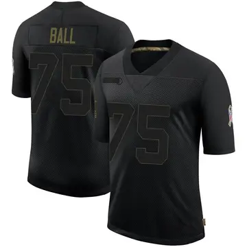 Nike Josh Ball Youth Limited Dallas Cowboys Black 2020 Salute To Service Jersey