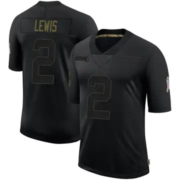 Nike Jourdan Lewis Men's Limited Dallas Cowboys Black 2020 Salute To Service Jersey