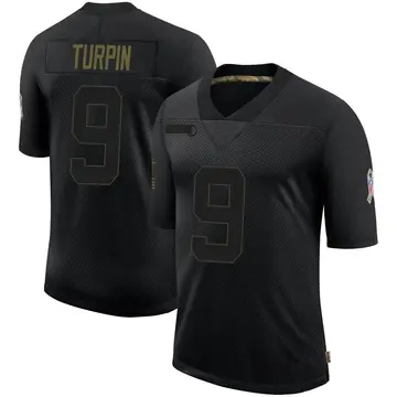 Nike KaVontae Turpin Youth Limited Dallas Cowboys Black 2020 Salute To Service Jersey