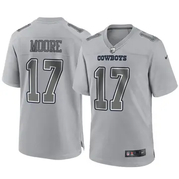 Nike Kellen Moore Men's Game Dallas Cowboys Gray Atmosphere Fashion Jersey
