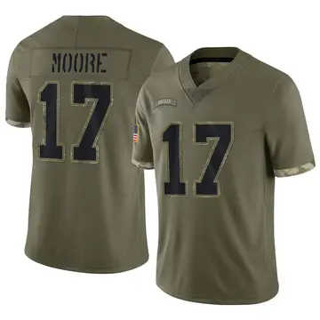 Nike Kellen Moore Men's Limited Dallas Cowboys Olive 2022 Salute To Service Jersey
