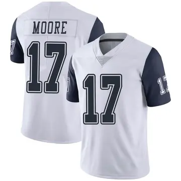 Nike Kellen Moore Men's Limited Dallas Cowboys White Color Rush Vapor Untouchable Jersey