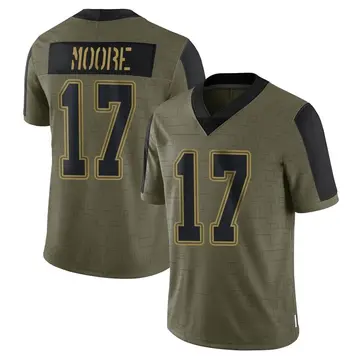 Nike Kellen Moore Youth Limited Dallas Cowboys Olive 2021 Salute To Service Jersey