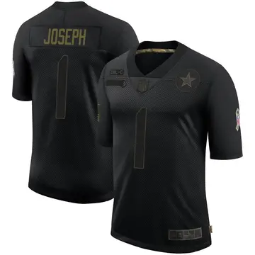 Nike Kelvin Joseph Men's Limited Dallas Cowboys Black 2020 Salute To Service Jersey