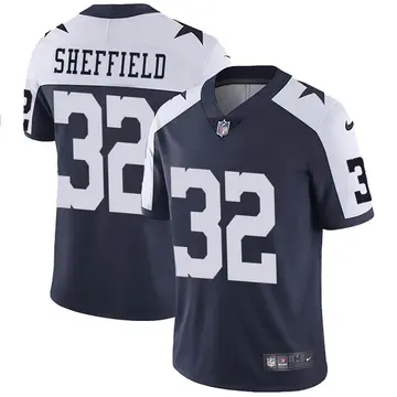 Nike Kendall Sheffield Youth Limited Dallas Cowboys Navy Alternate Vapor Untouchable Jersey