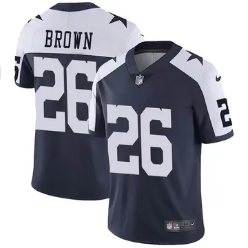 Nike Kyron Brown Youth Limited Dallas Cowboys Navy Alternate Vapor Untouchable Jersey
