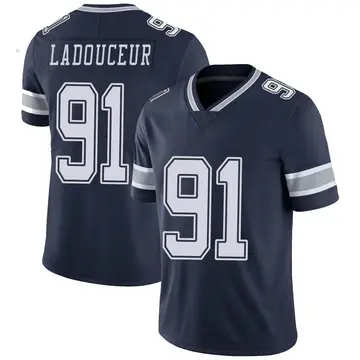 Nike L.P. LaDouceur Men's Limited Dallas Cowboys Navy L.P. Ladouceur Team Color Vapor Untouchable Jersey