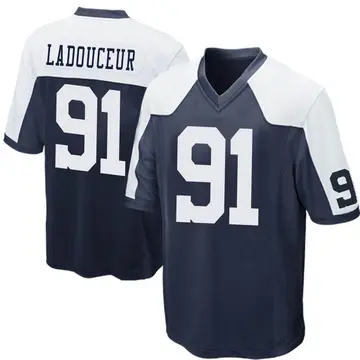 Nike L.P. LaDouceur Youth Game Dallas Cowboys Navy Blue L.P. Ladouceur Throwback Jersey