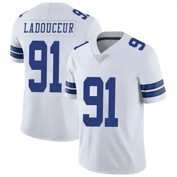 Nike L.P. LaDouceur Youth Limited Dallas Cowboys White L.P. Ladouceur Vapor Untouchable Jersey