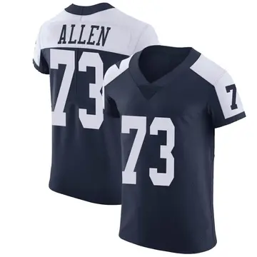 Nike Larry Allen Men's Elite Dallas Cowboys Navy Alternate Vapor Untouchable Jersey