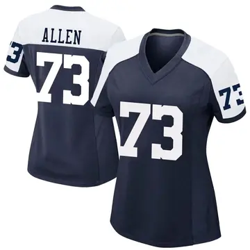 Nike Larry Allen Women's Game Dallas Cowboys Navy Alternate Jersey