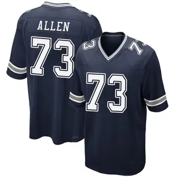 Nike Larry Allen Youth Game Dallas Cowboys Navy Team Color Jersey
