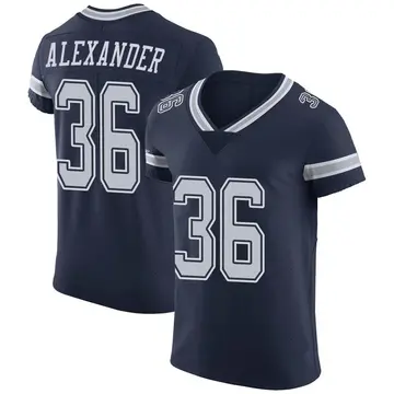 Nike Mackensie Alexander Men's Elite Dallas Cowboys Navy Team Color Vapor Untouchable Jersey
