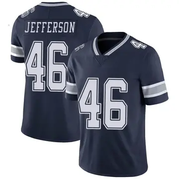 Nike Malik Jefferson Men's Limited Dallas Cowboys Navy Team Color Vapor Untouchable Jersey