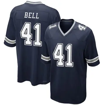 Nike Markquese Bell Men's Game Dallas Cowboys Navy Team Color Jersey