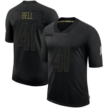 Nike Markquese Bell Men's Limited Dallas Cowboys Black 2020 Salute To Service Jersey