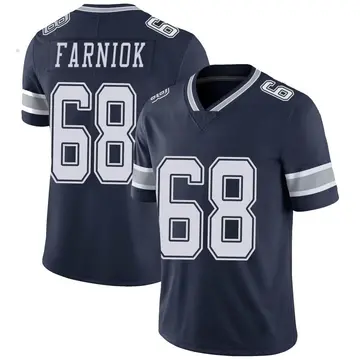 Nike Matt Farniok Men's Limited Dallas Cowboys Navy Team Color Vapor Untouchable Jersey
